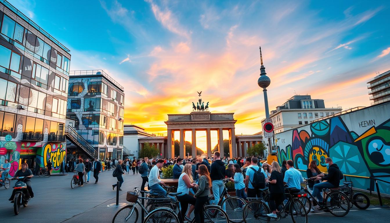 Berlin, Germany’s lively capital, is a go-to for startups