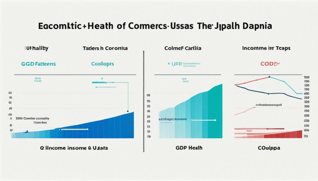 Comparative analysis of country economic health