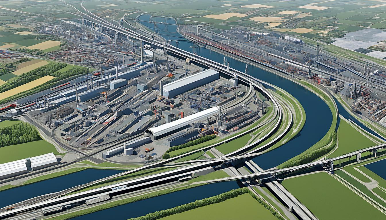 Compare geography and infrastructure between Belgium, Spain and Netherlands