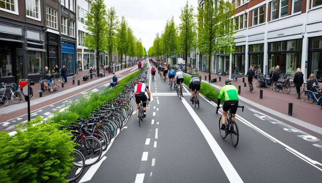Dutch transport cycling infrastructure