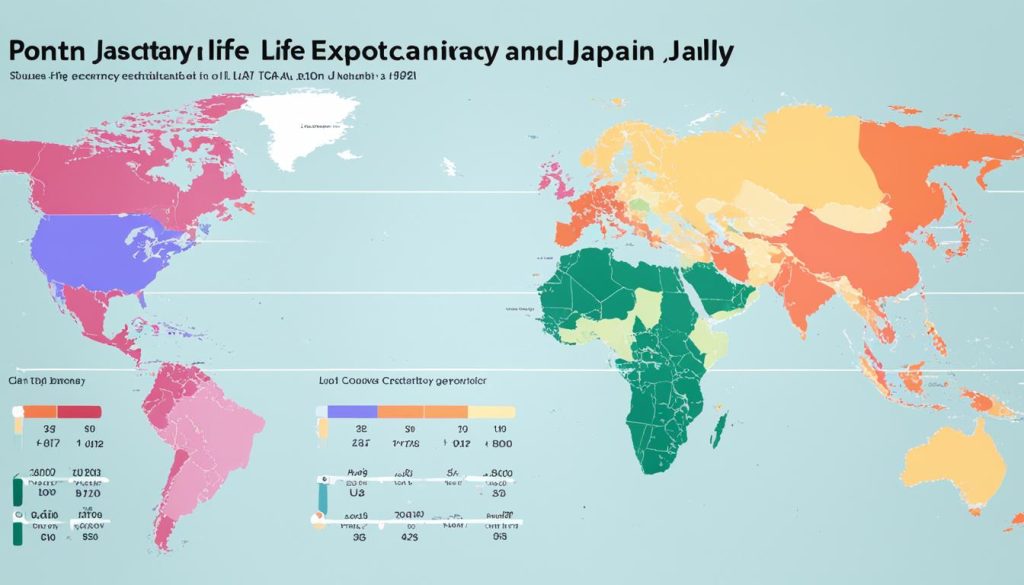 Life expectancy comparison chart