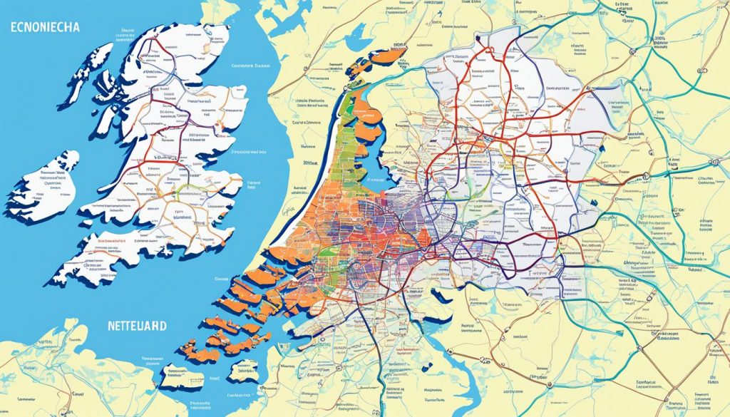 Map of Economic Zones in the Netherlands