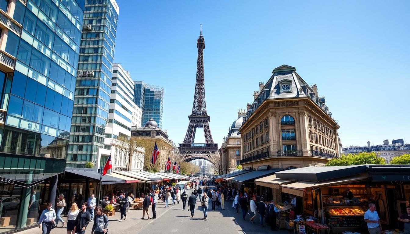 Paris, France’s capital, shines because of its strong economy