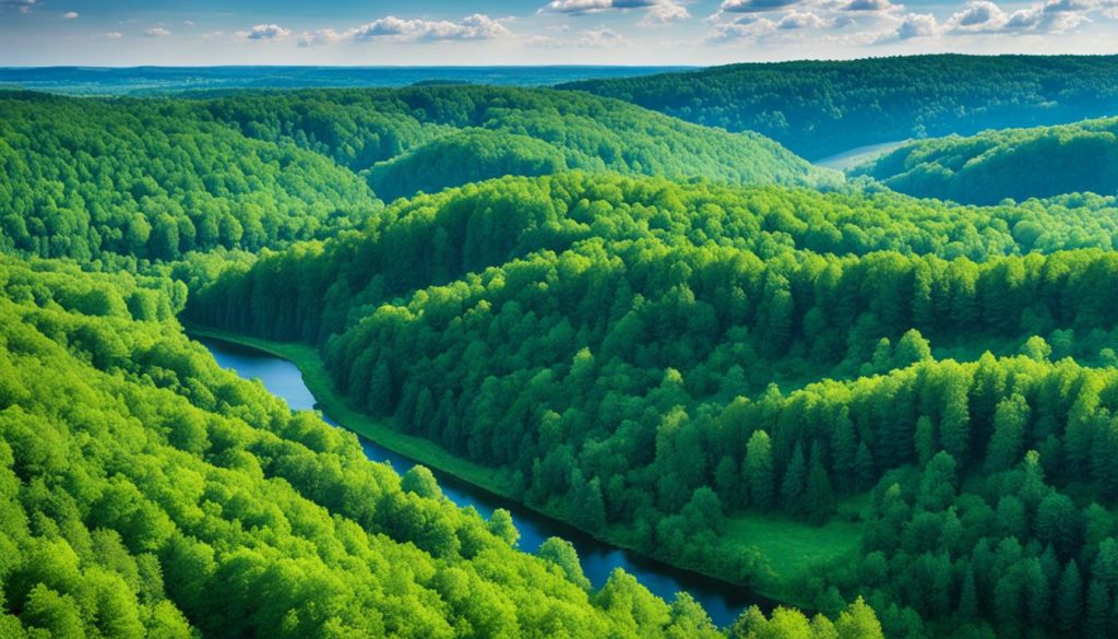 Poland's Forested Terrain