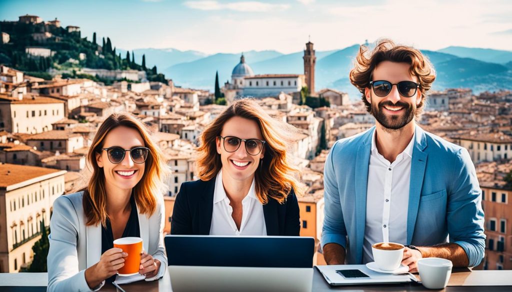 Remote working benefits Italy