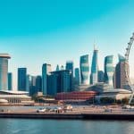 Singapore skyline with Marina Bay Sands and business district, representing opportunities for top 70 small business ideas in Singapore for foreigners