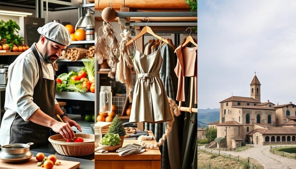Trending business sectors in Italy showing artisanal food production