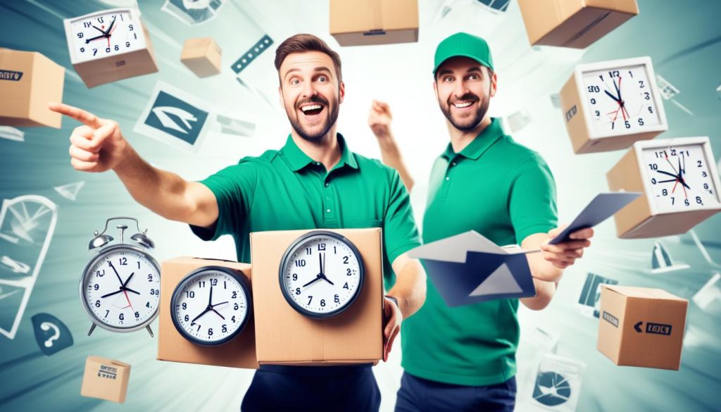 Understanding delivery timeframes in courier services