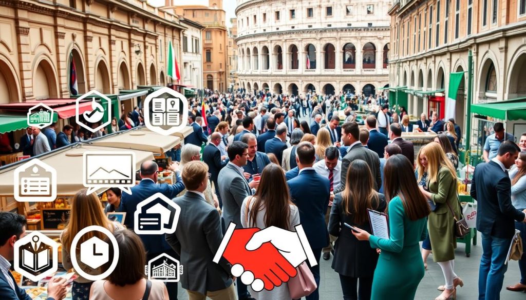 importance of partnerships in the Italian market